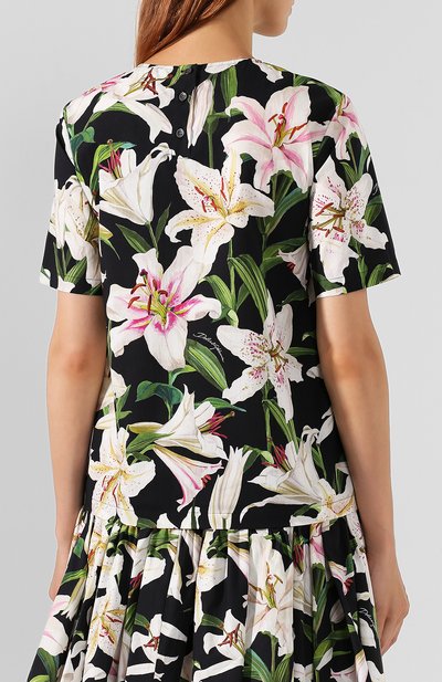 Хлопковый топ DOLCE & GABBANA, арт. F7X67T/HS5E0, фото 4
