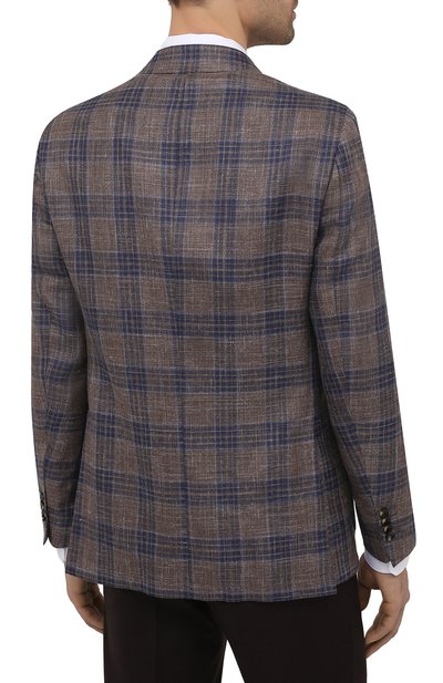 Пиджак из шерсти и шелка SARTORIA LATORRE, арт. EF74 70657, фото 4