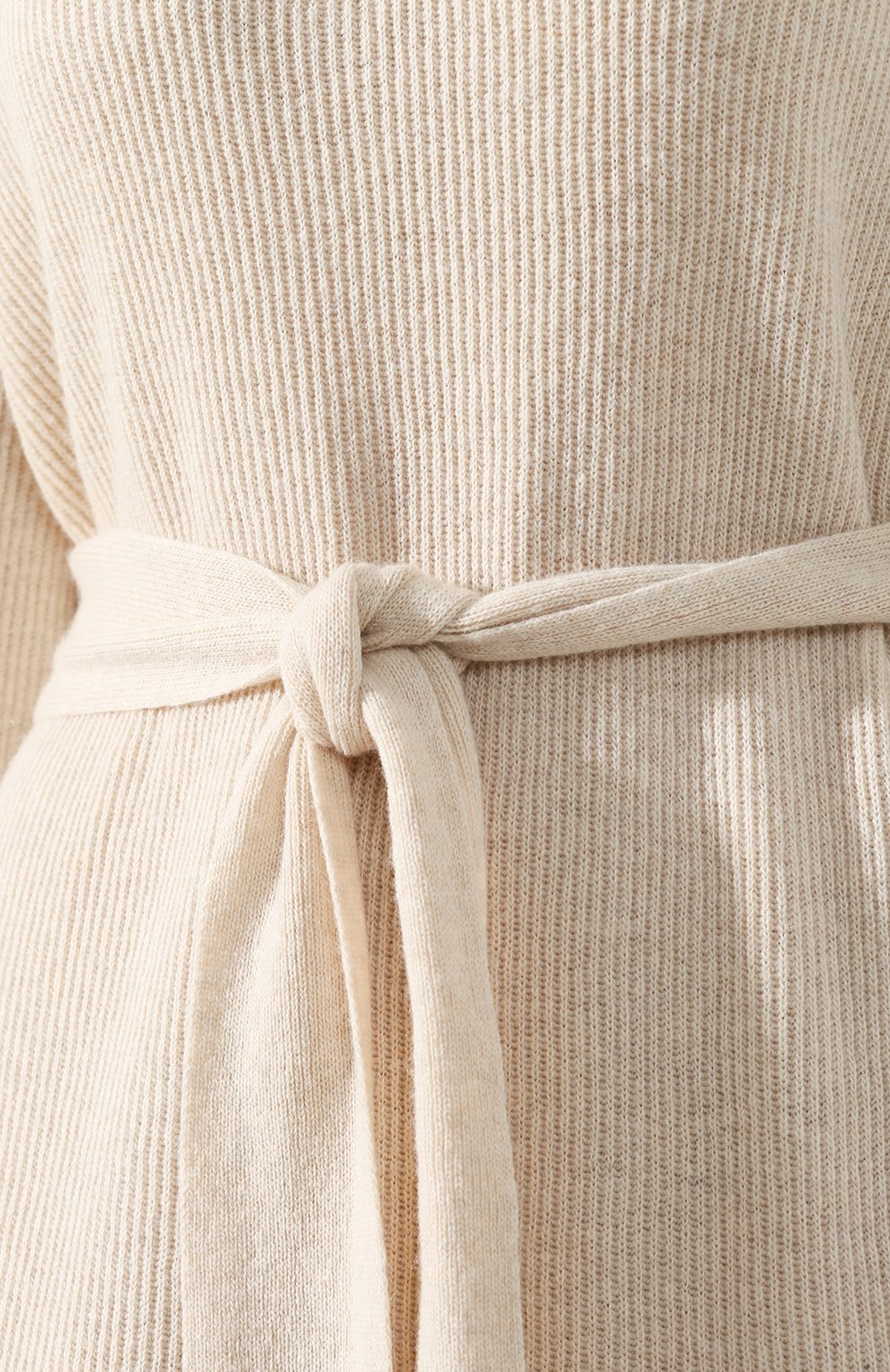 Платье с поясом NANUSHKA, арт. CANAAN_CREME_CASHMERE BLEND RIB, фото 5