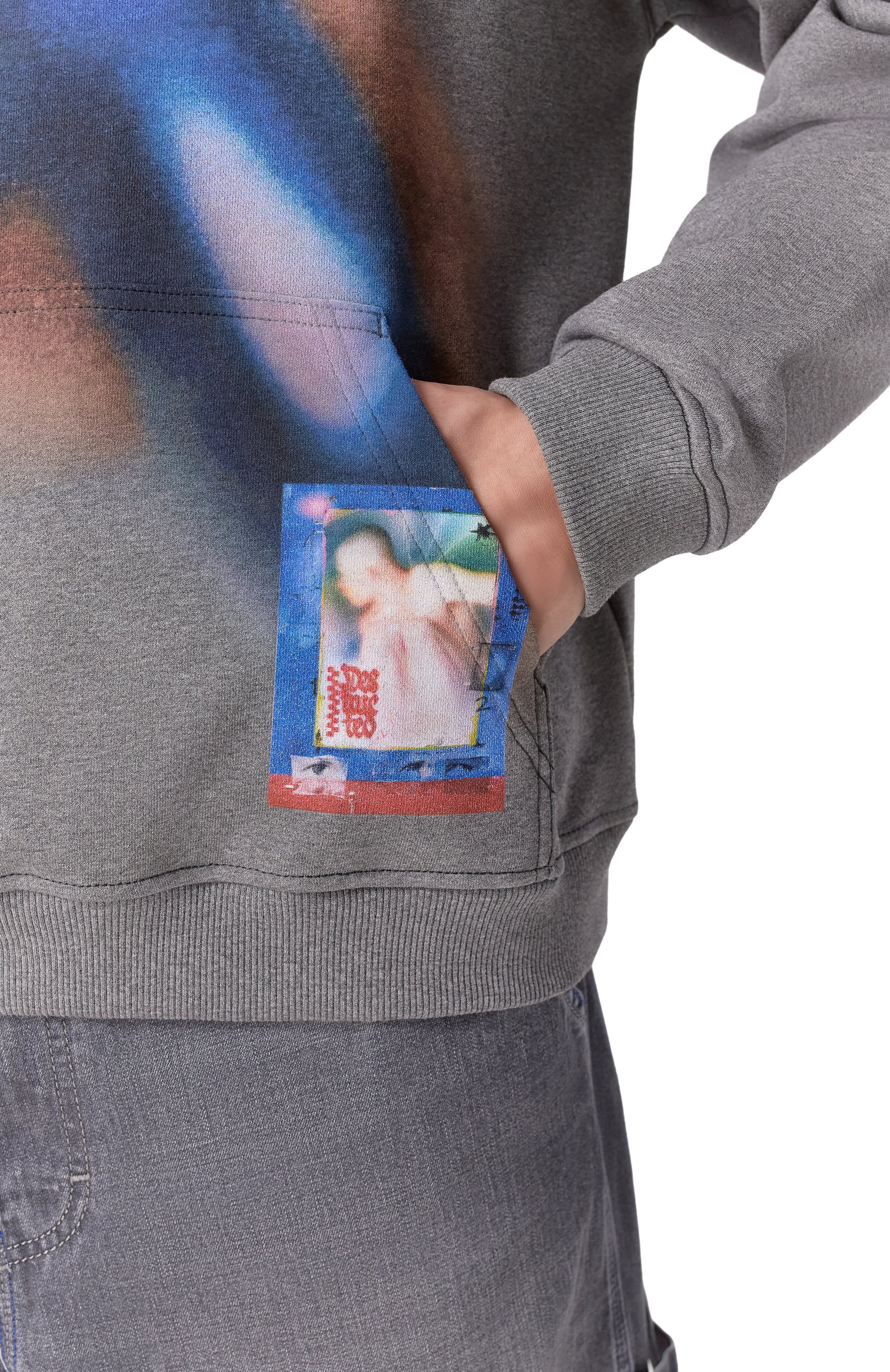 Хлопковое худи DIESEL, арт. A20950/0BMBJ, фото 5