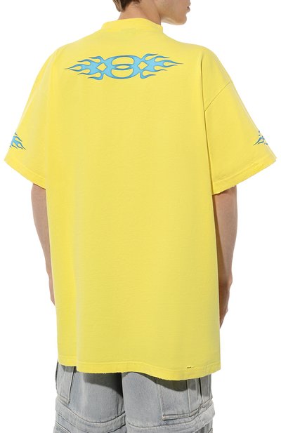 Хлопковая футболка BALENCIAGA, арт. 787349/TQVW7, фото 4