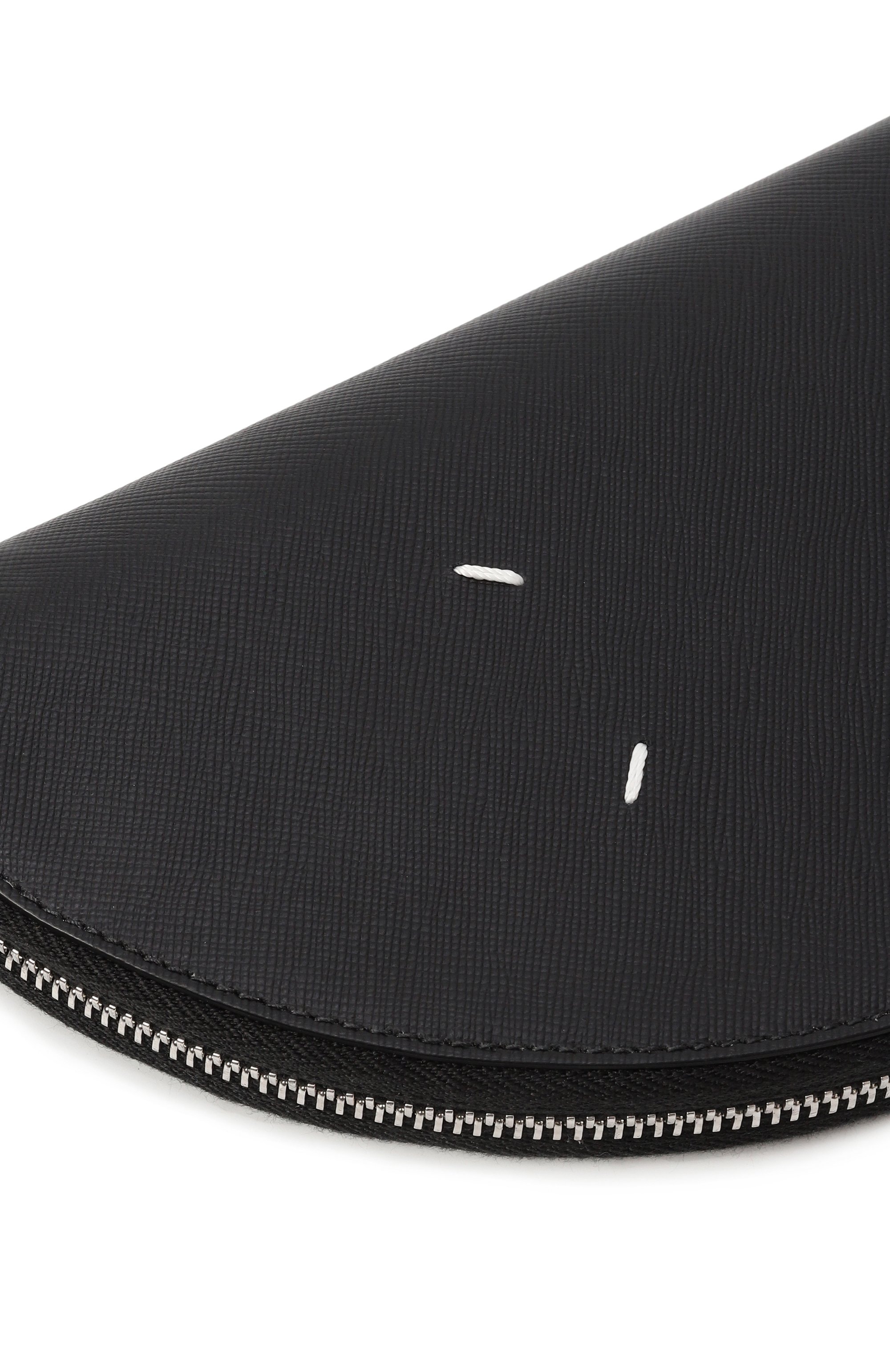 Кожаный клатч halfmoon MAISON MARGIELA, арт. SA2VL0018/P6799, фото 3