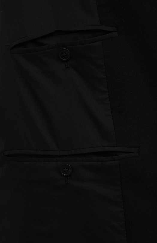 Шерстяное пальто Ann Demeulemeester 2202-M-C001-FA113-099 Чёрный  2202-M-C001-FA113-099 Фото 6