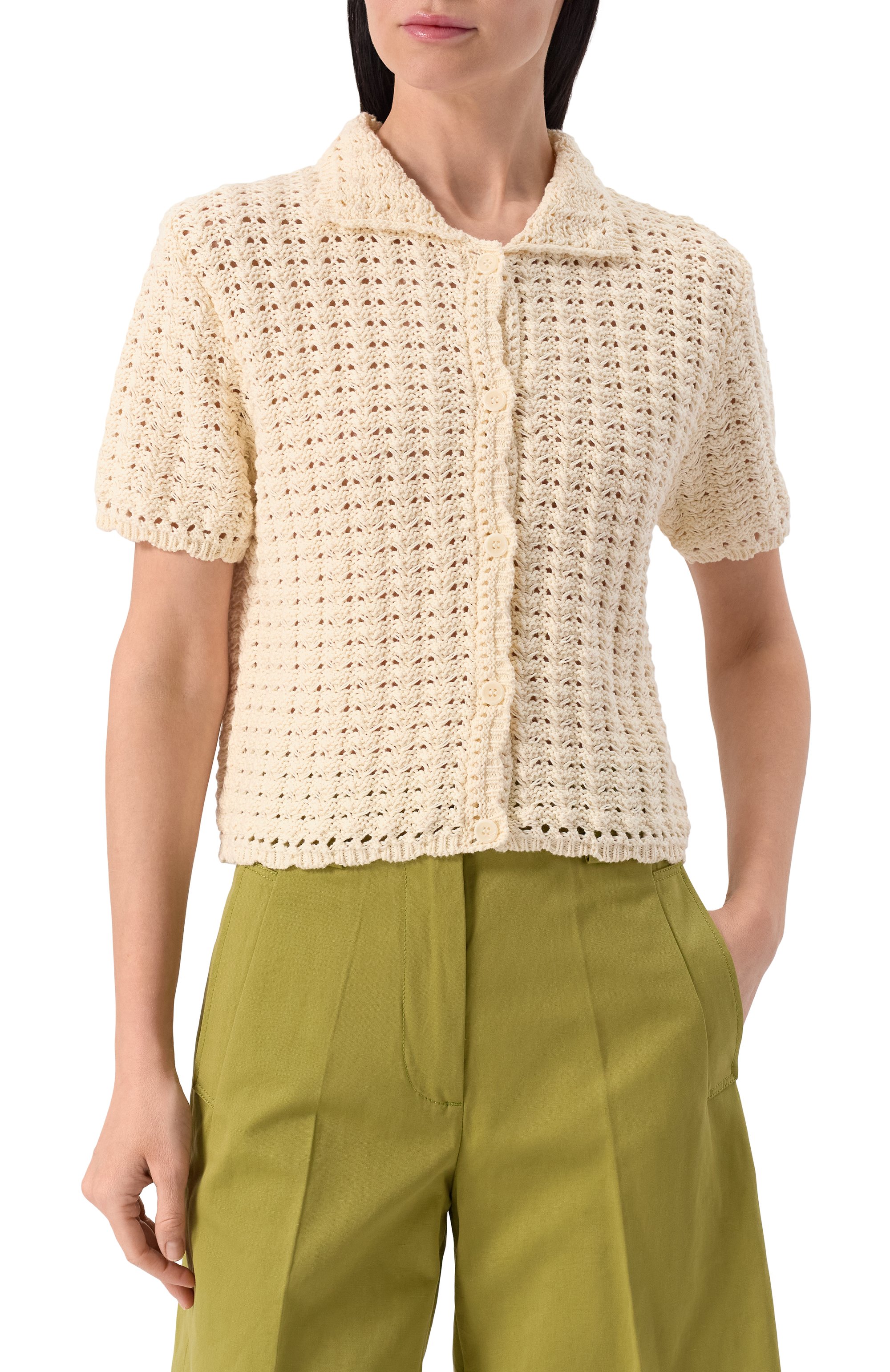 Хлопковый кардиган DUNST, арт. UDSW5B123IV, фото 3