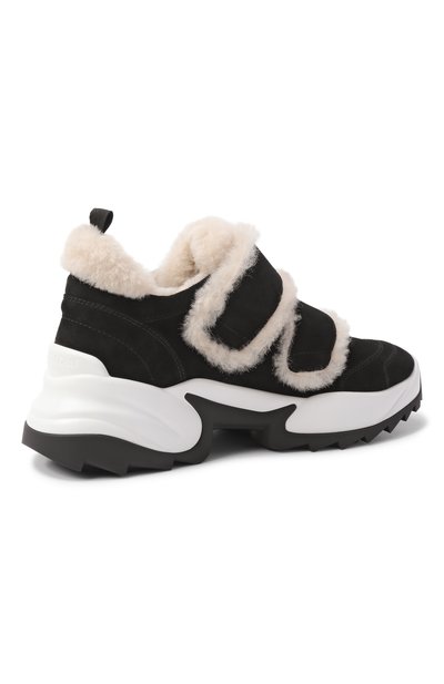 Замшевые кроссовки extreme SERGIO ROSSI черного цвета по цене 104500 руб., арт. B13810/MFI666, фото 5 Замшевые кроссовки extreme SERGIO ROSSI, арт. B13810/MFI666, фото 5