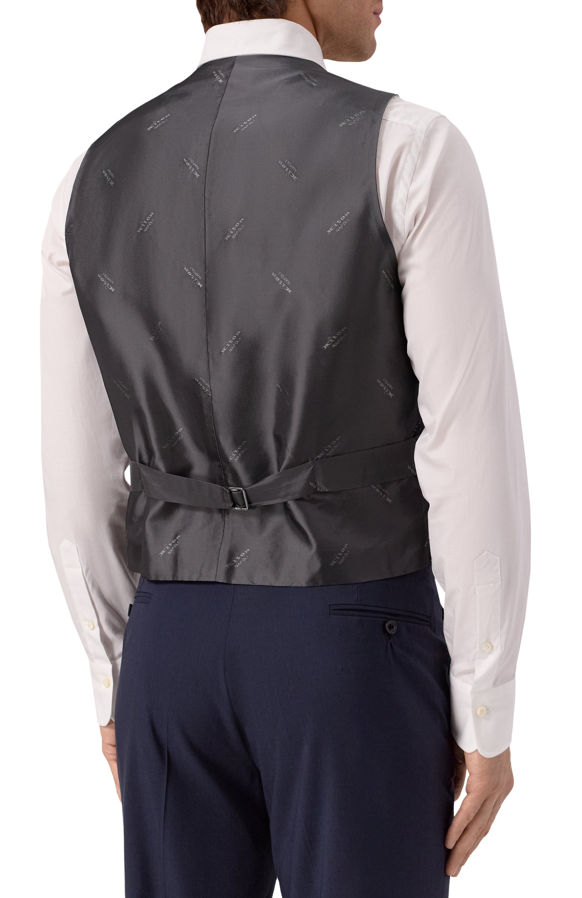 Шерстяной костюм-тройка KITON, арт. UAGL81K01X37, фото 7