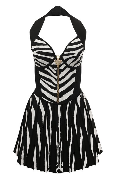 Платье из вискозы BALMAIN, арт. AF1R5099KD44, фото 1