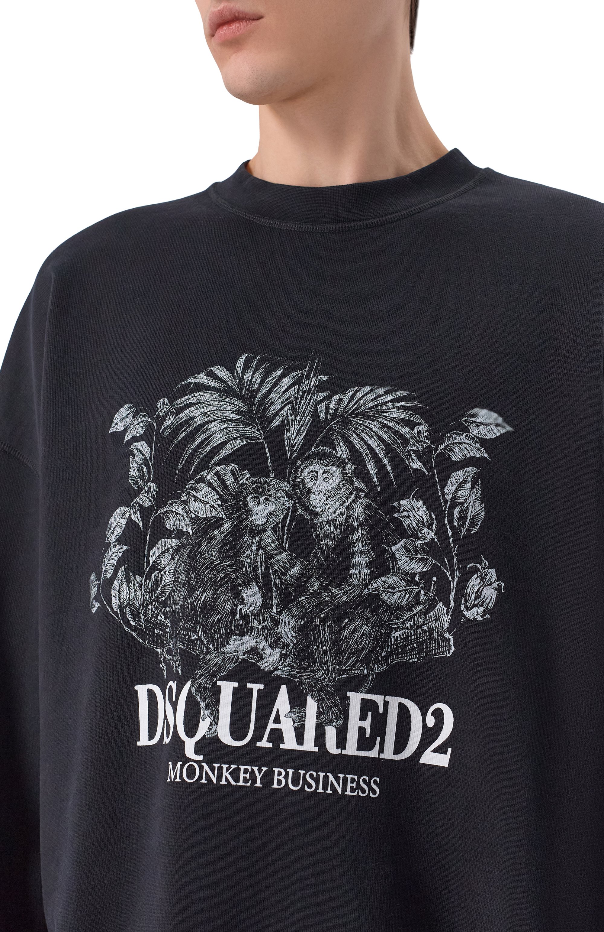 Хлопковый свитшот DSQUARED2, арт. S74GU0946/D25028, фото 5