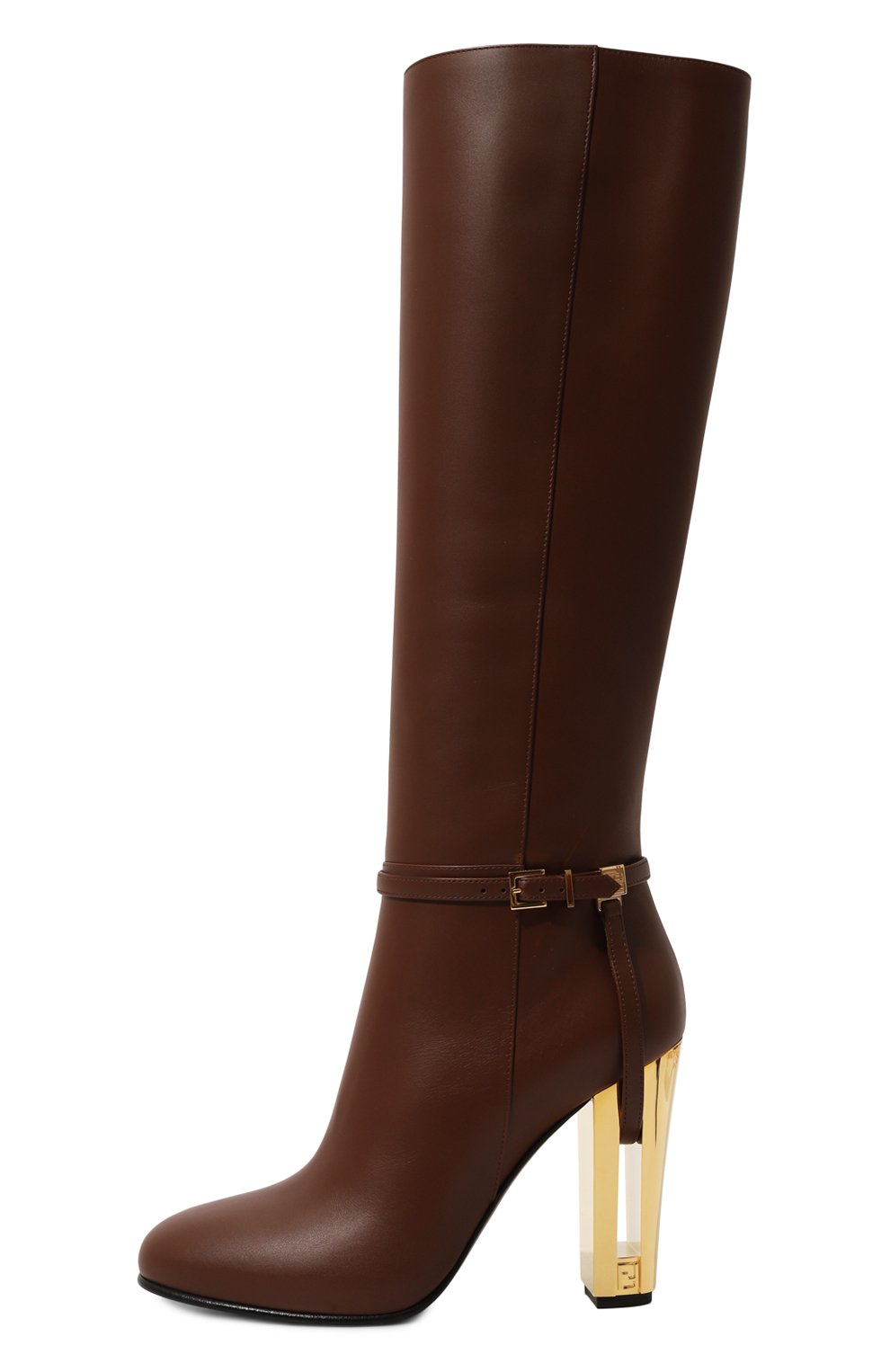 Кожаные сапоги delfina FENDI, арт. 8W8440 NA7, фото 4