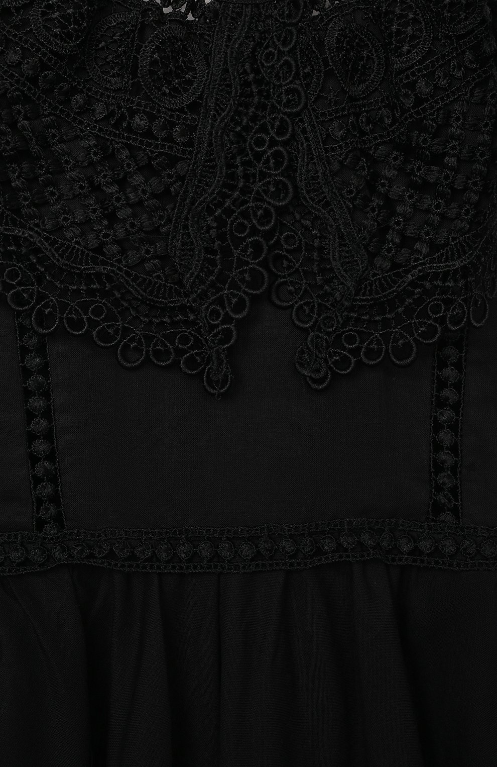 Хлопковое платье CHARO RUIZ IBIZA черного цвета по цене 30800 руб., арт. 9761/4-8, фото 3 Хлопковое платье CHARO RUIZ IBIZA, арт. 9761/4-8, фото 3