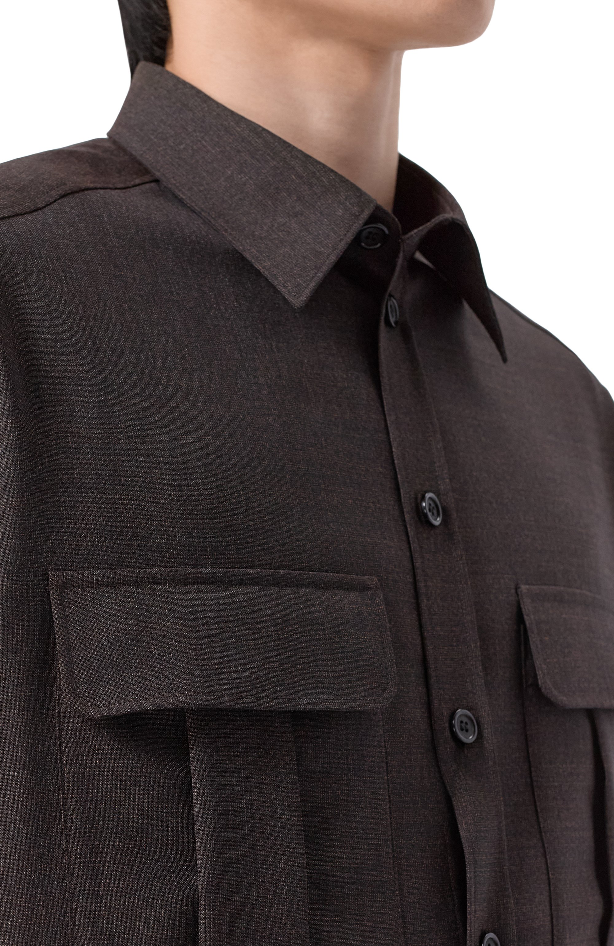 Шерстяная рубашка DOLCE & GABBANA, арт. G50J2T/HU2B0, фото 5