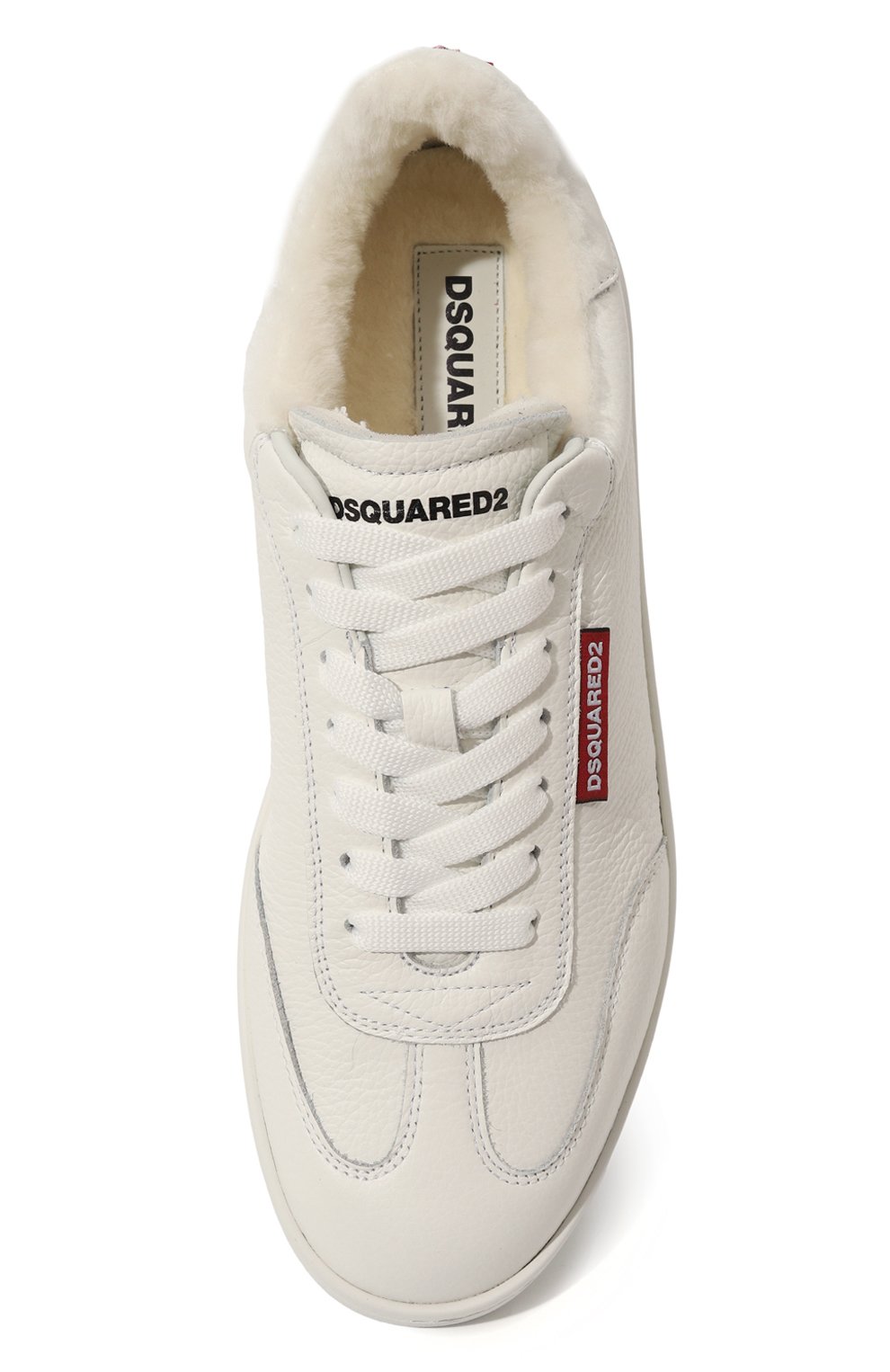 Кожаные кеды boxer DSQUARED2, арт. SNM0392/25107929, фото 6