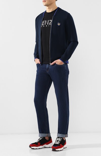 Шерстяной кард�иган на молнии KENZO, арт. 5CA1023AB, фото 2