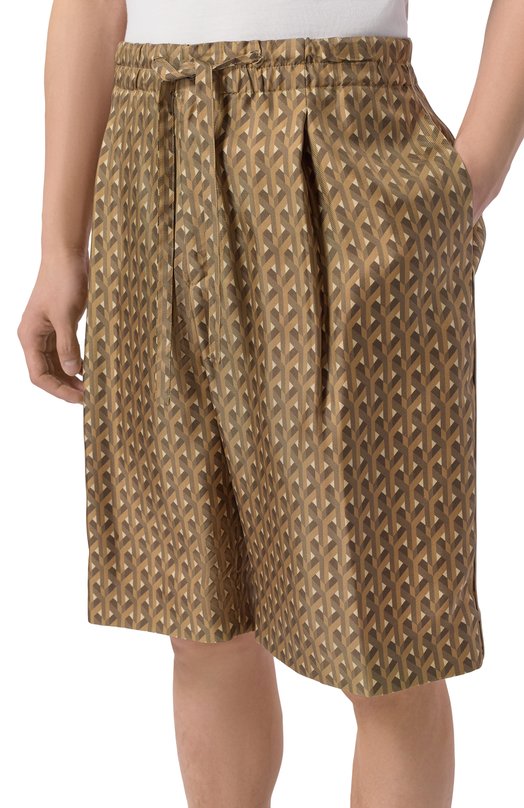 Шелковые шорты MVST M26.2PM.T021/F128 Бежевый  M26.2PM.T021/F128 Фото 3