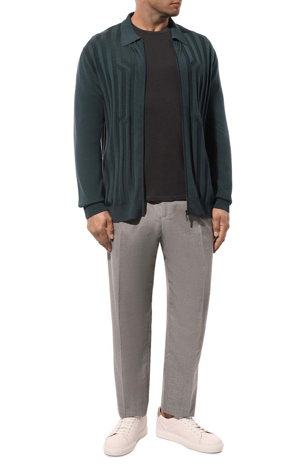 Кардиган из шерсти и шелка ZILLI, арт. KZPC01M0230VCRS00/62, фото 2