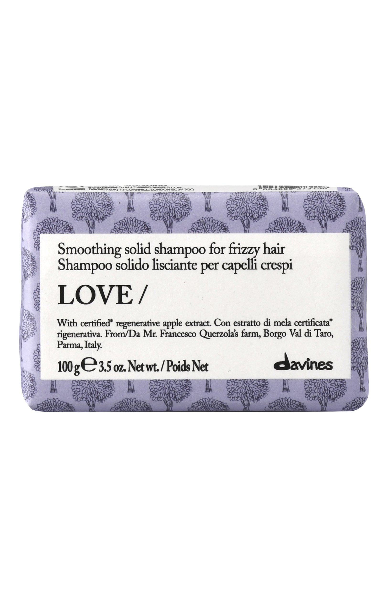 Твердый шампунь для непослушных волос love (100g) DAVINES, арт. 70069, фото 1