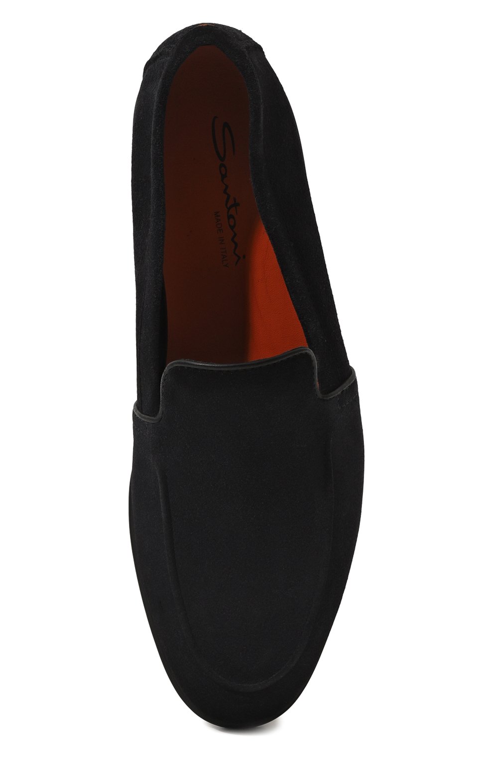 Замшевые лоферы malibu SANTONI темно-синего цвета по цене 61550 руб., арт. MGAG1882900TSRVR, фото 6 Замшевые лоферы malibu SANTONI, арт. MGAG1882900TSRVR, фото 6