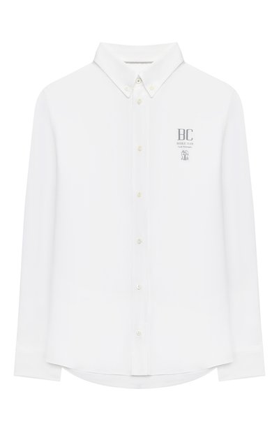 Хлопковая рубашка BRUNELLO CUCINELLI, арт. BN664C301C, фото 1