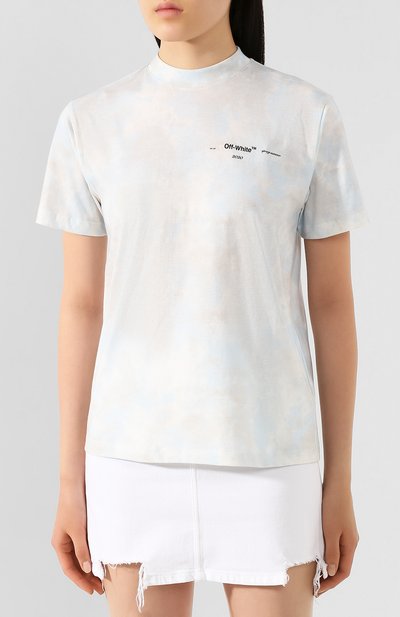 Хлопковая футболка OFF-WHITE, арт. 0WAA049S20JER0044010, фото 3
