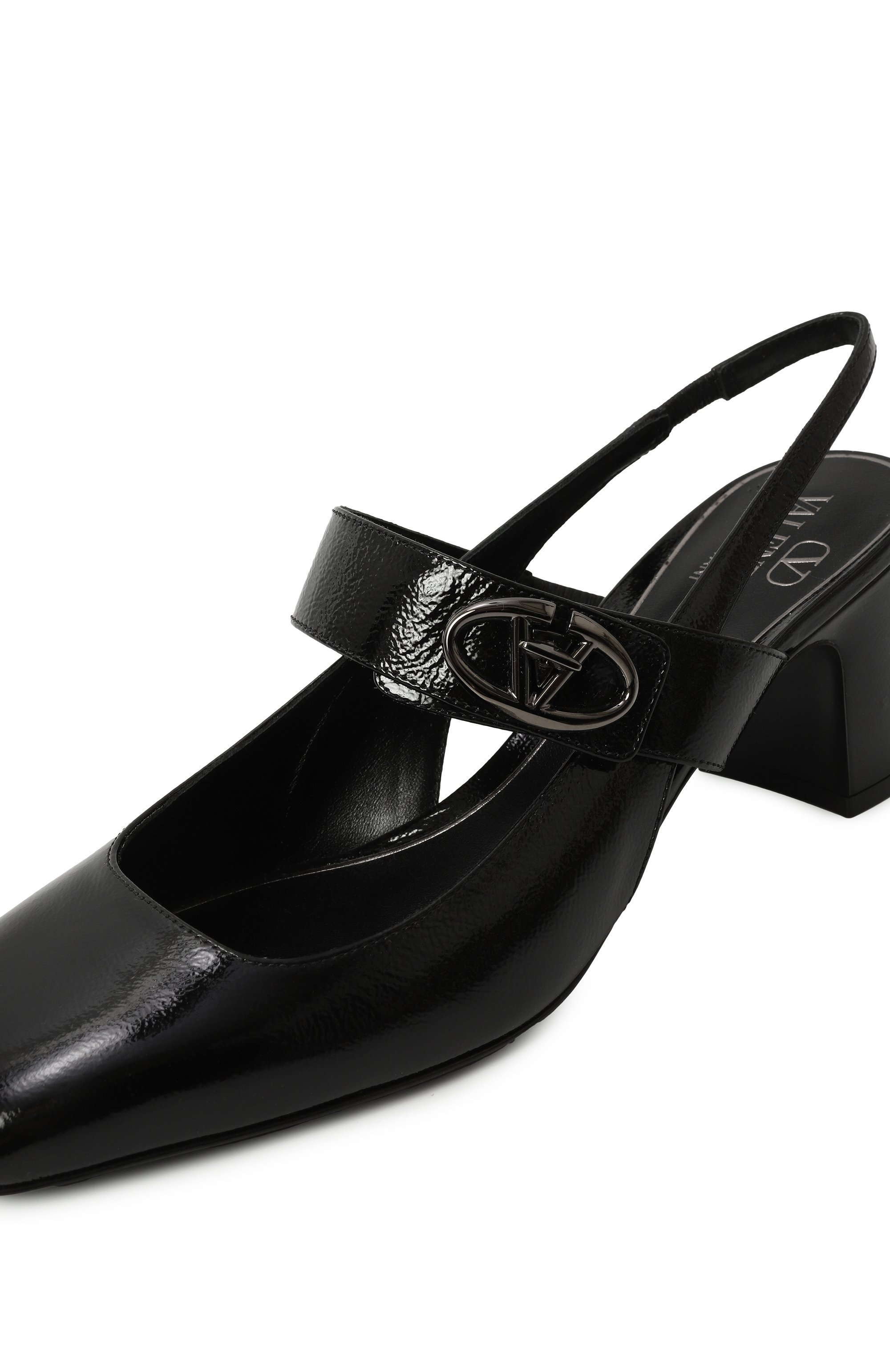 Кожаные туфли vlogo locker VALENTINO, арт. 5W2S0JY1/IZM, фото 7