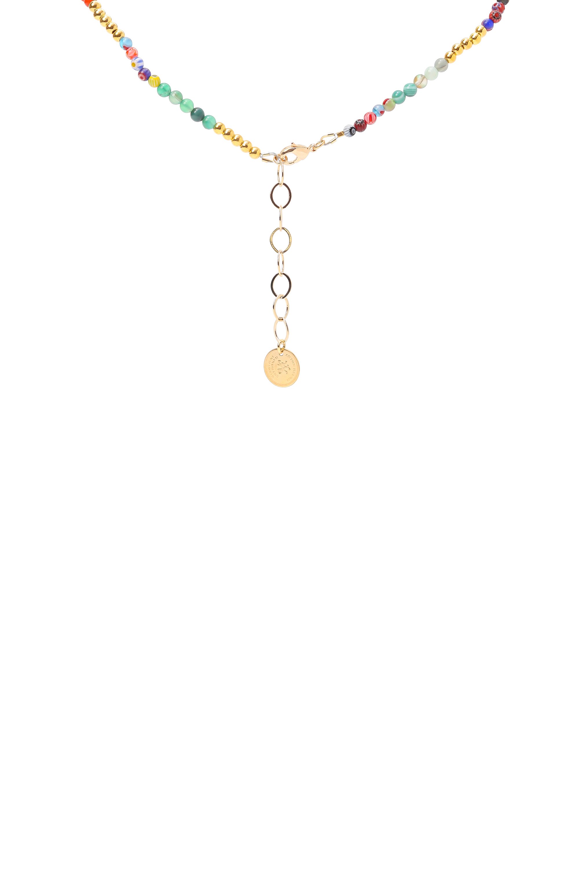 Колье ANTON HEUNIS разноцветного цвета по цене 28350 руб., арт. MLR1.04, фото 4 Колье ANTON HEUNIS, арт. MLR1.04, фото 4