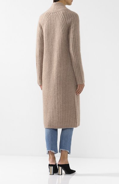 Вязаный кардиган из смеси кашемира и шелка GABRIELA HEARST бежевого цвета по цене 192500 руб., арт. F18GH923, фото 4 Вязаный кардиган из смеси кашемира и шелка GABRIELA HEARST, арт. F18GH923, фото 4