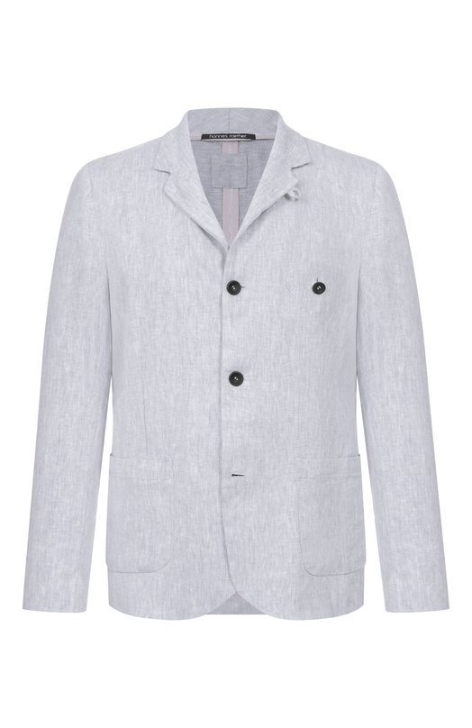 Льняной пиджак Hannes Roether J0P32PE.6048/ Серый J0P32PE.6048/