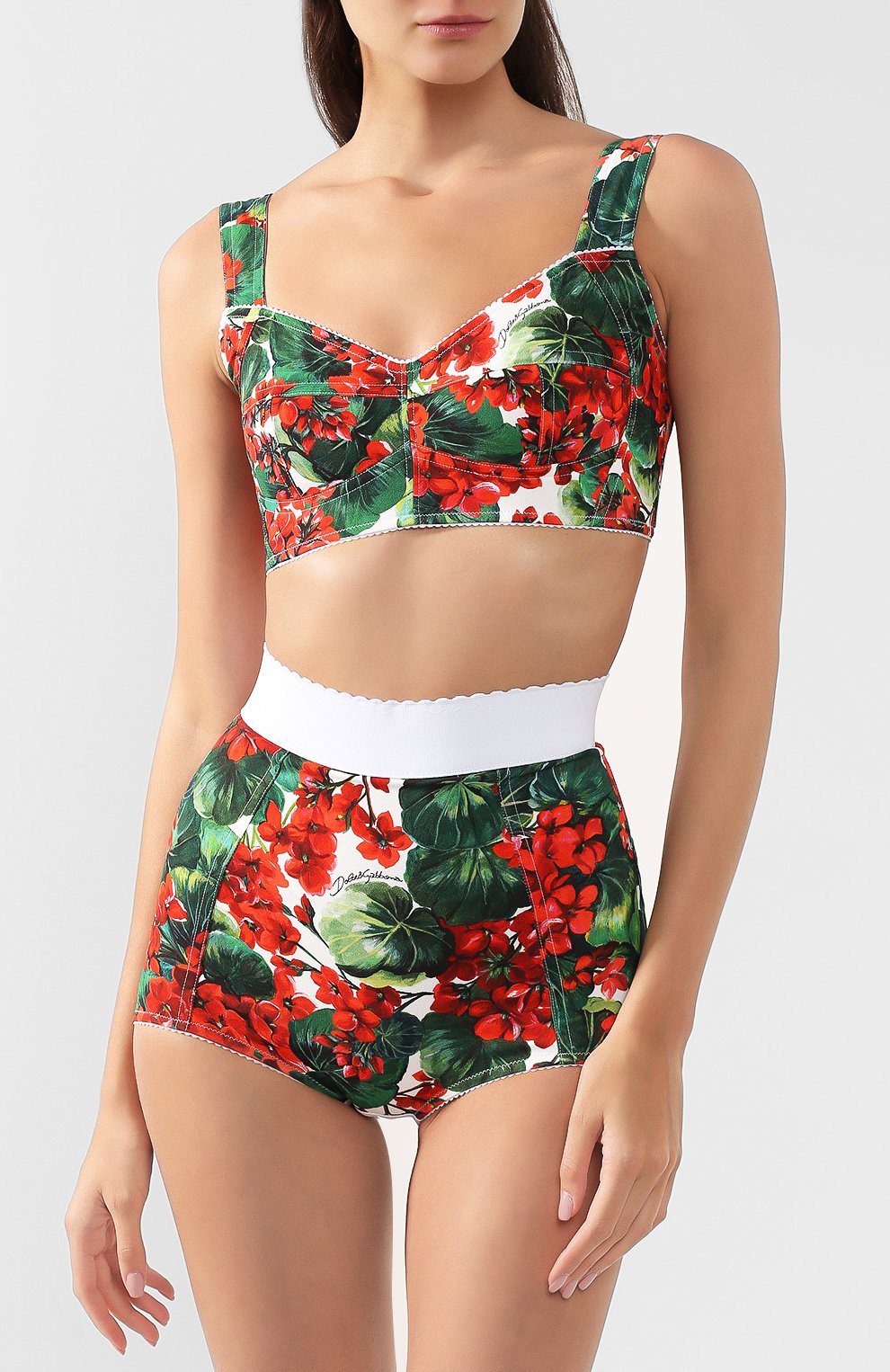 Трусы-кюлоты с завышенной талией DOLCE & GABBANA, арт. FTAG1T/FSRKF, фото 2