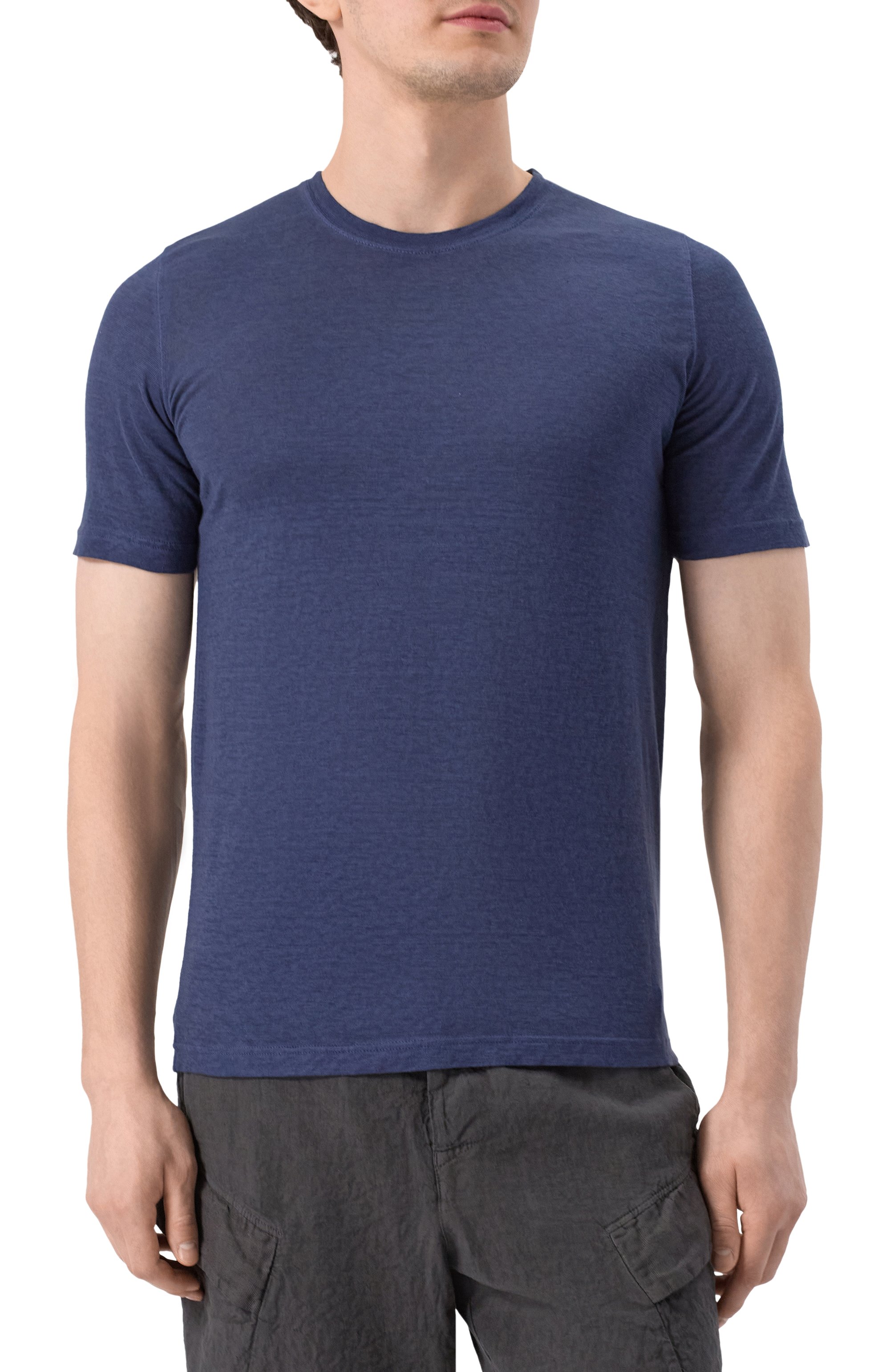 Футболка из хлопка и л�ьна 120% LINO, арт. 32ALIM7186/G308/S01, фото 3