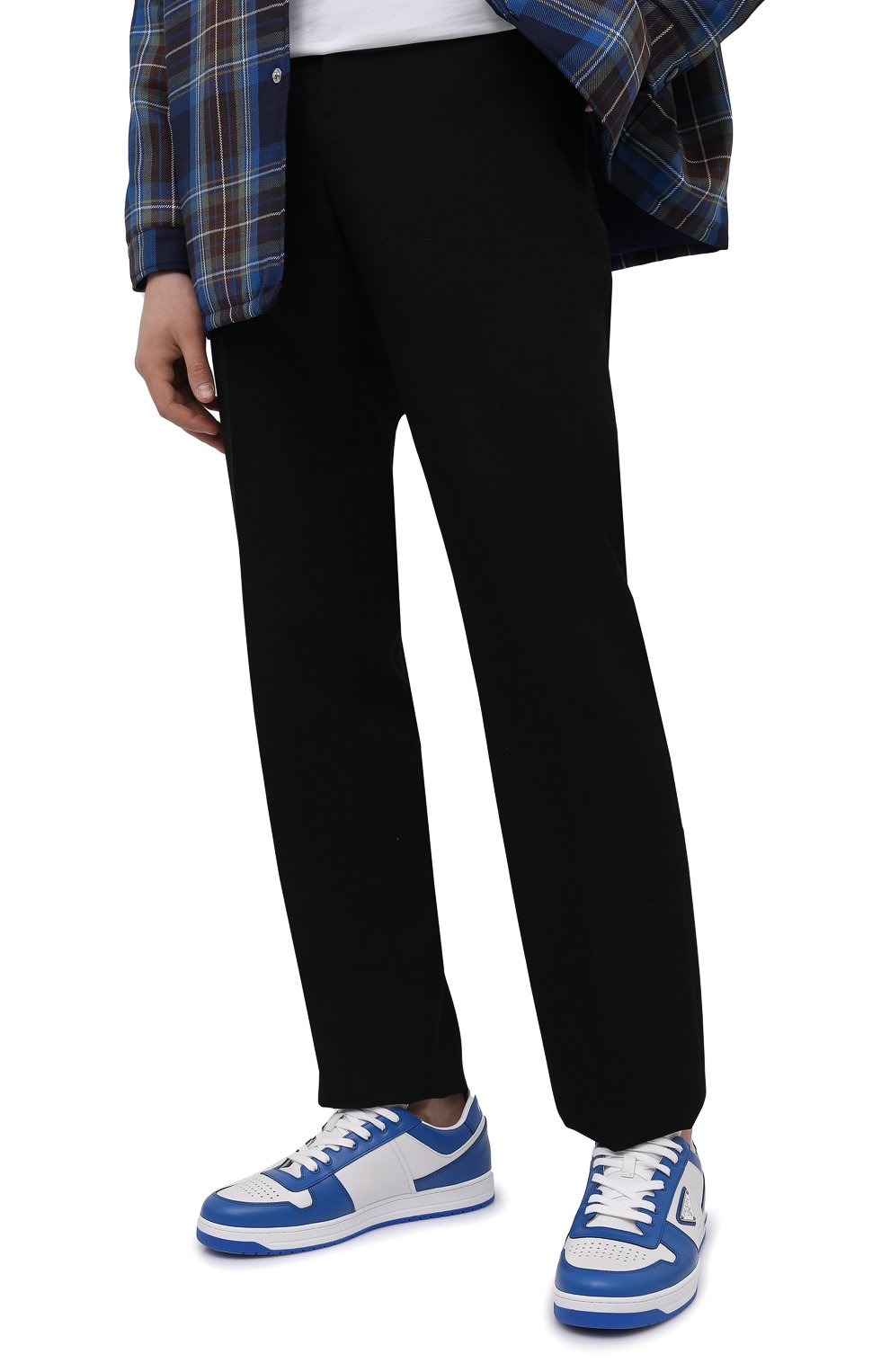 Кожаные кеды PRADA, арт. 2EE364-3LKG-F098Z, фото 3