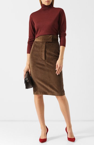 Вельветовая юбка BRUNELLO CUCINELLI, арт. MA107G2729, фото 2