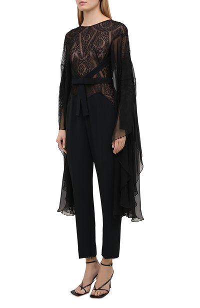 Комбинезон ZUHAIR MURAD черного цвета по цене 399500 руб., арт. JSP20036/CRCA007, фото 3 Комбинезон ZUHAIR MURAD, арт. JSP20036/CRCA007, фото 3