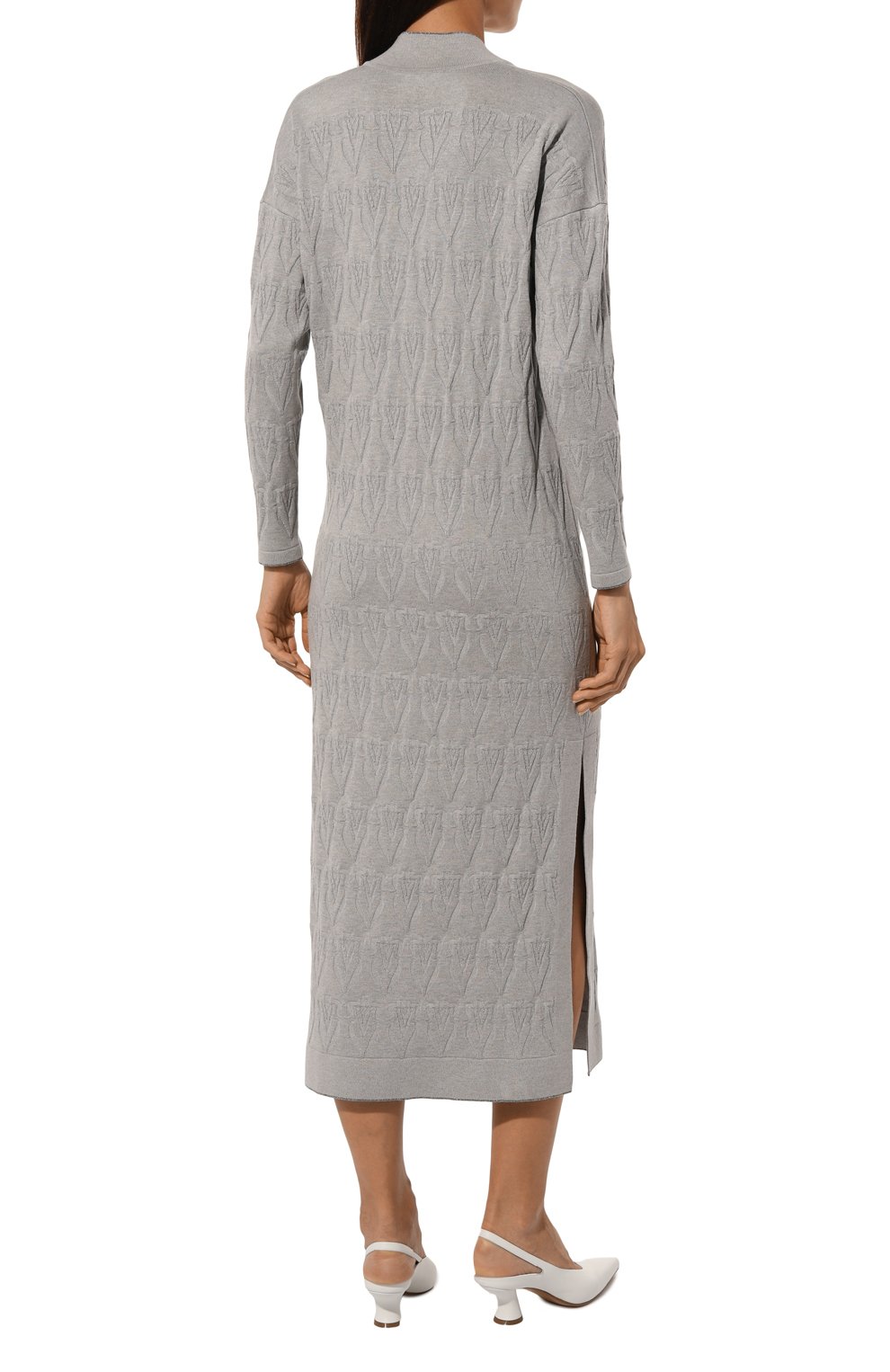 Платье из шелка и кашемира FREEAGE, арт. W25.DR114.6039.901, фото 4