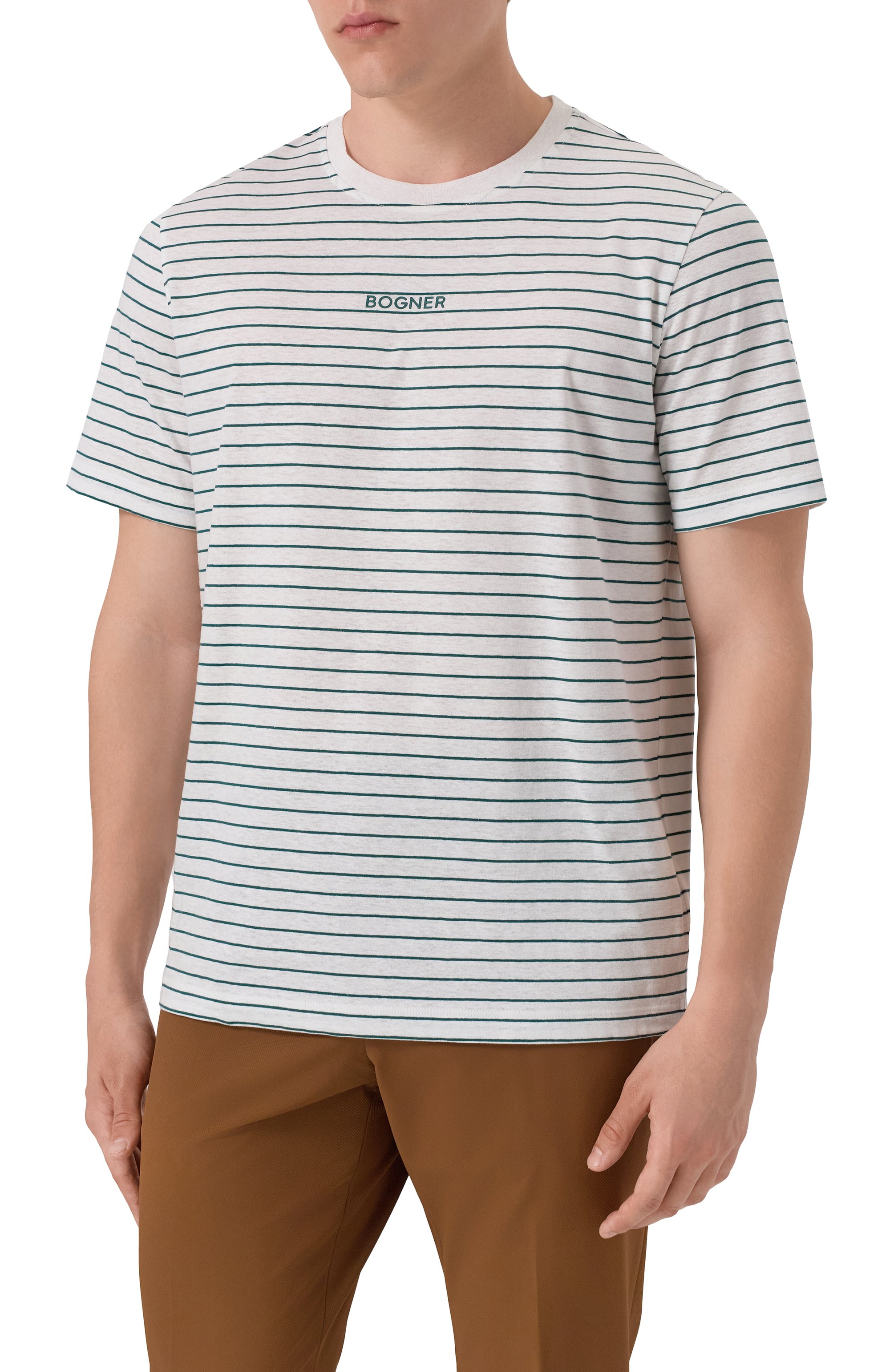 Футболка из хлопка и льна BOGNER, арт. 58189486, фото 3