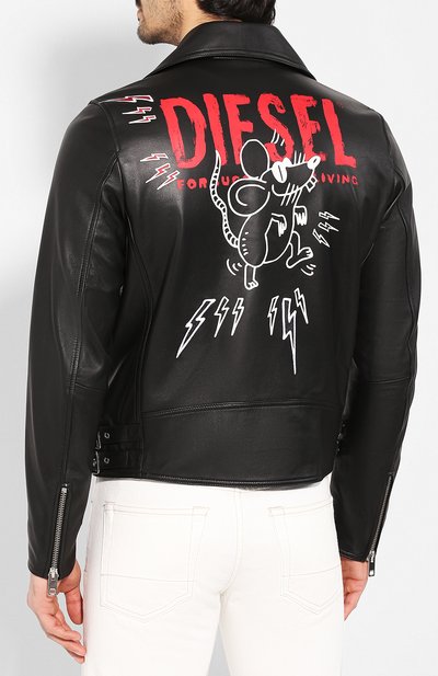 Кожаная куртка DIESEL, арт. 00SME1/0AAZU, фото 4