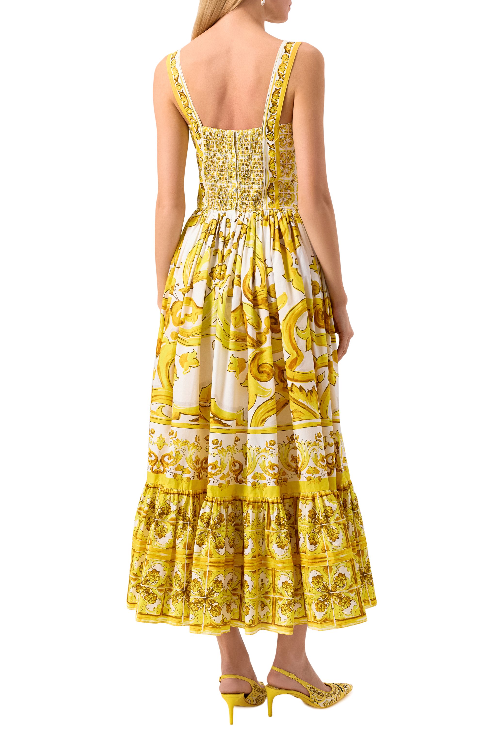 Хлопковое платье DOLCE & GABBANA, арт. F6AEIT/HH5A1, фото 4