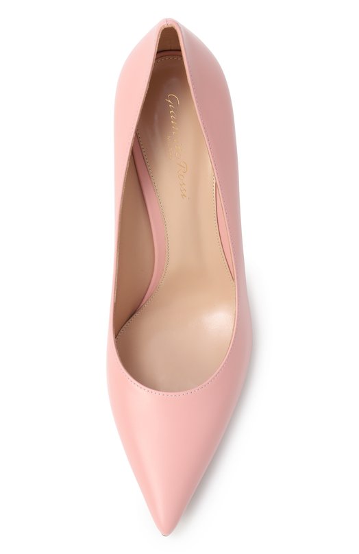 Кожаные туфли Gianvito 85 Gianvito Rossi G24580.85RIC.VITSAKU Розовый  G24580.85RIC.VITSAKU Фото 6