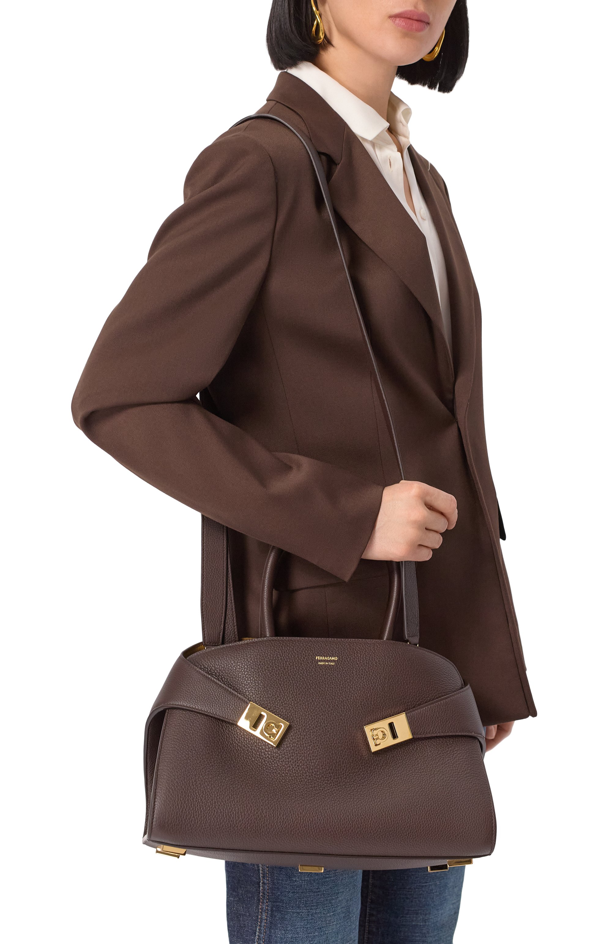 Сумка hug medium FERRAGAMO, арт. 215608/777524, фото 2