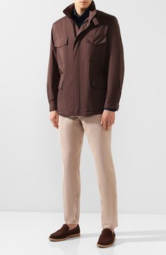 Замшевые пенни-лоферы BRUNELLO CUCINELLI, арт. MZUC0BB946, фото 1