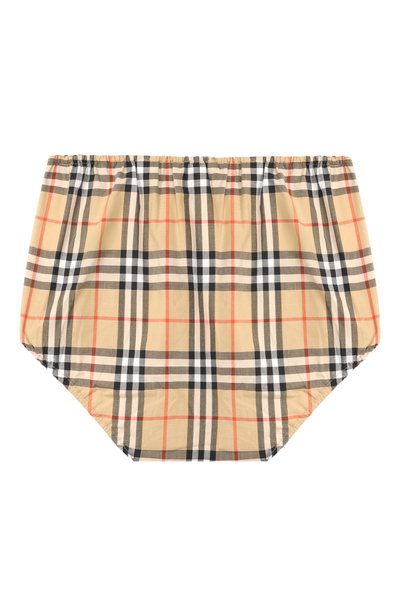 Комплект из платья и шорт BURBERRY бежевого цвета по цене 43350 руб., арт. 8126411, фото 5 Комплект из платья и шорт BURBERRY, арт. 8126411, фото 5