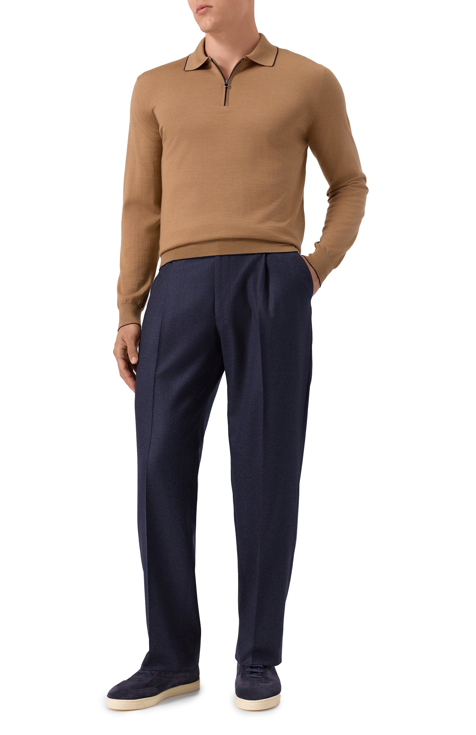 Шерстяные брюки CORNELIANI, арт. 264L26-2618111, фото 2