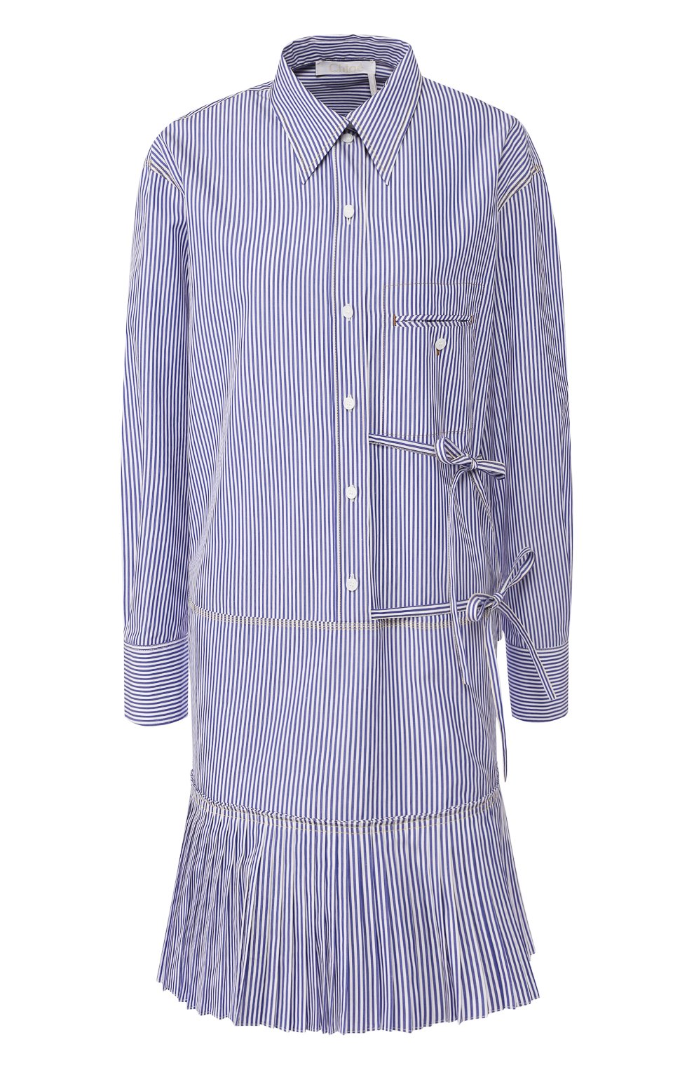 Хлопковое платье CHLOÉ, арт. CHC20SR041045, фото 1