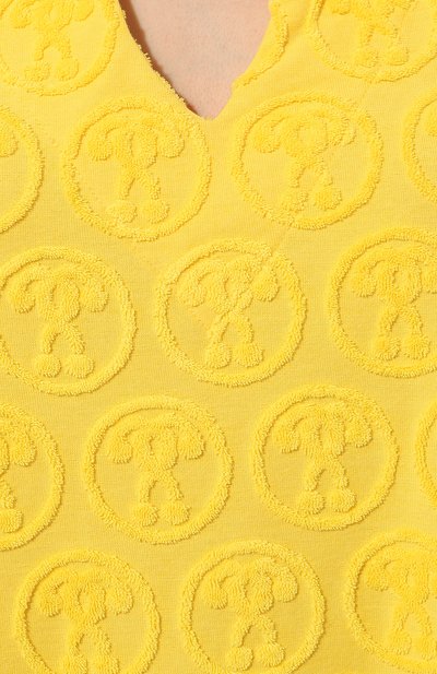 Хлопковая туника MOSCHINO желтого цвета по цене 24350 руб., арт. A1711/9406, фото 5 Хлопковая туника MOSCHINO, арт. A1711/9406, фото 5