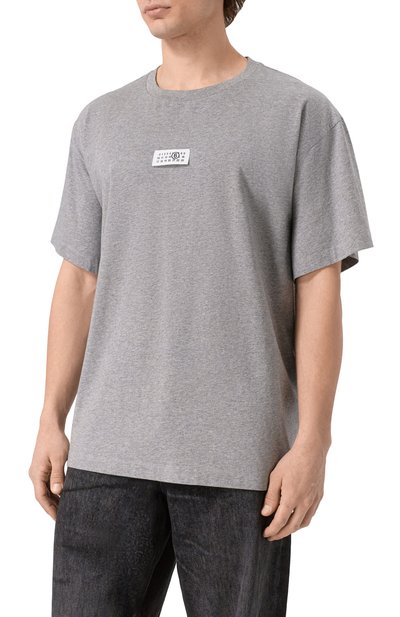 Хлопковая футболка MM6, арт. SH0GC0071/M20170_001, фото 4