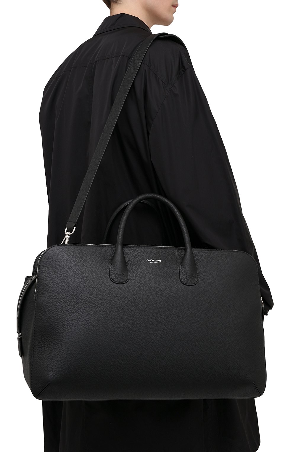 Сумка GIORGIO ARMANI черного цвета по цене 424000 руб., арт. Y2Q212/YQA9E, фото 5 Сумка GIORGIO ARMANI, арт. Y2Q212/YQA9E, фото 5