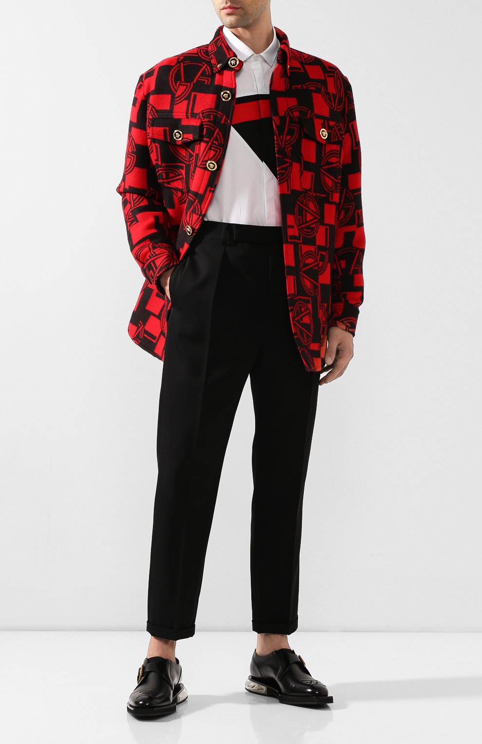 Кожаные монки FENDI, арт. 7L1273 A8PS, фото 2