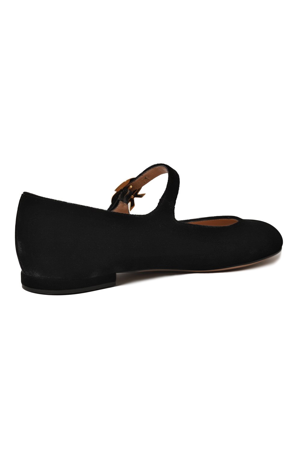 Бархатные балетки mary ribbon GIANVITO ROSSI, арт. G22164.05RIC.VELNER0, фото 5