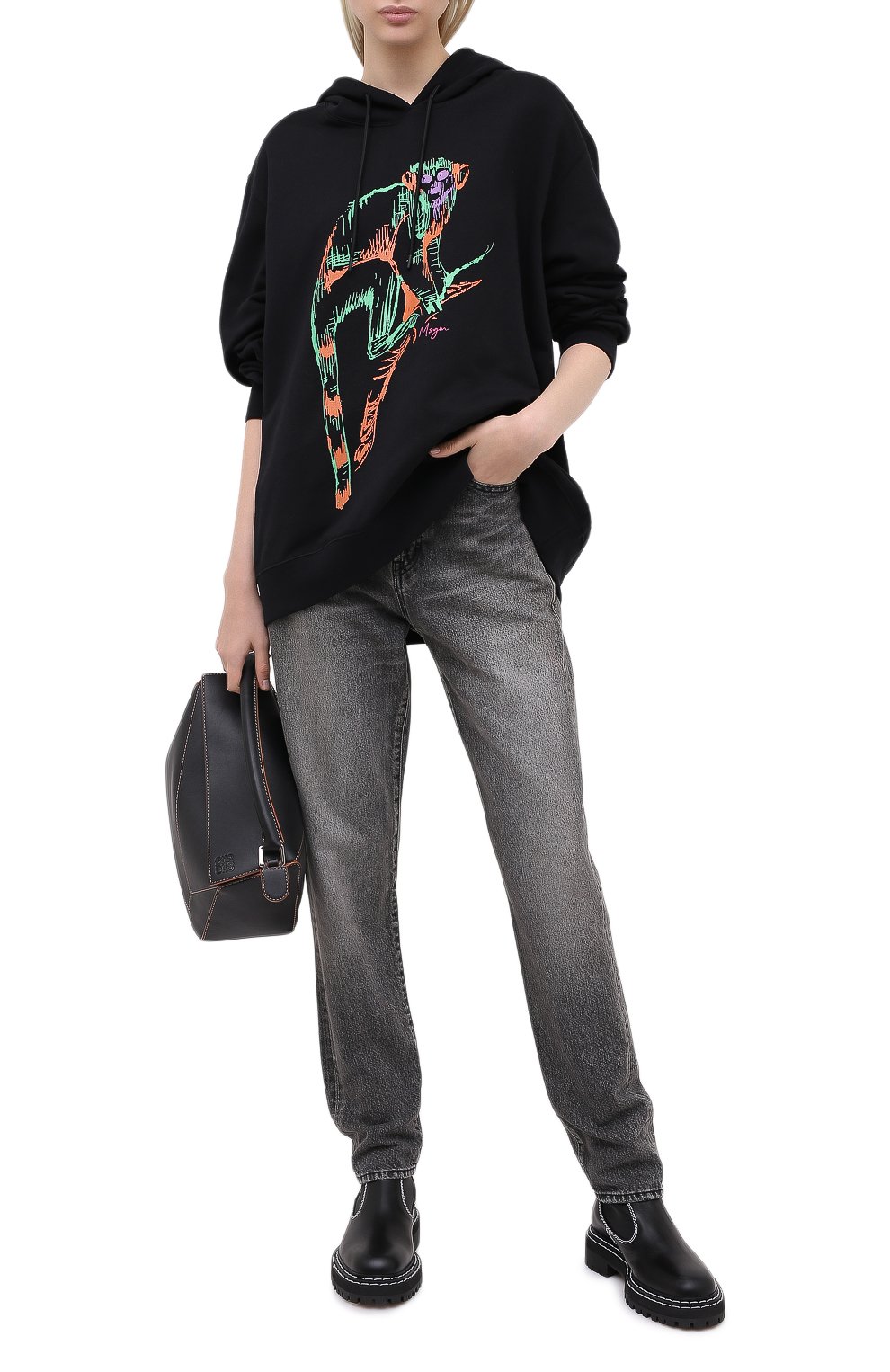 Хлопковое худи MSGM, арт. 2943MDM76 207649, фото 2