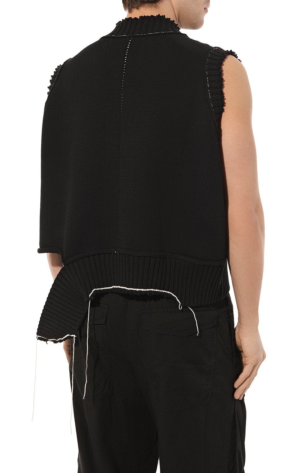 Жилет ISABEL BENENATO черного цвета по цене 77250 руб., арт. UK72S23, фото 4 Жилет ISABEL BENENATO, арт. UK72S23, фото 4