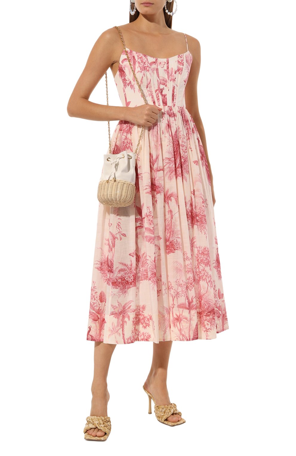 Хлопковое платье ZIMMERMANN, арт. 9928DSS243, фото 2